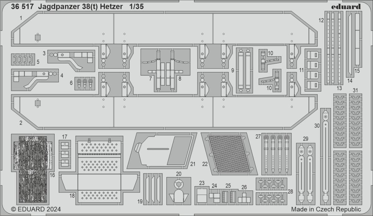 Jagdpanzer 38 günstig Kaufen-Jagdpanzer 38(t) Hetzer [Takom]. Jagdpanzer 38(t) Hetzer [Takom] <![CDATA[Eduard / 36517 / 1:35]]>. 