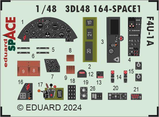 Magic  günstig Kaufen-F4U-1A - Space [Magic Factory]. F4U-1A - Space [Magic Factory] <![CDATA[Eduard / 3DL48164 / 1:48]]>. 