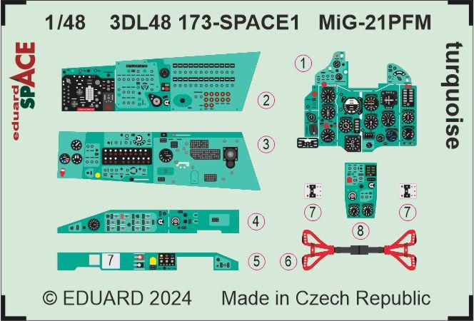 Ace 2 günstig Kaufen-MiG-21PFM turquoise - Space [Eduard]. MiG-21PFM turquoise - Space [Eduard] <![CDATA[Eduard / 3DL48173 / 1:48]]>. 