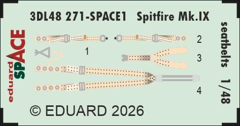 Spitfire Mk.IX – Seatbelts – Space