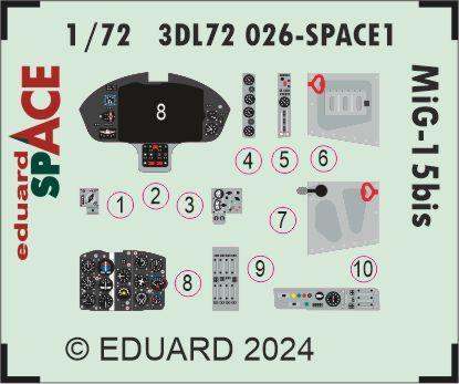 3D M  günstig Kaufen-MiG-15bis - Space [Eduard]. MiG-15bis - Space [Eduard] <![CDATA[Eduard / 3DL72026 / 1:72]]>. 