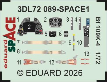 Messerschmitt Bf 109 K-4 - Space [Eduard]