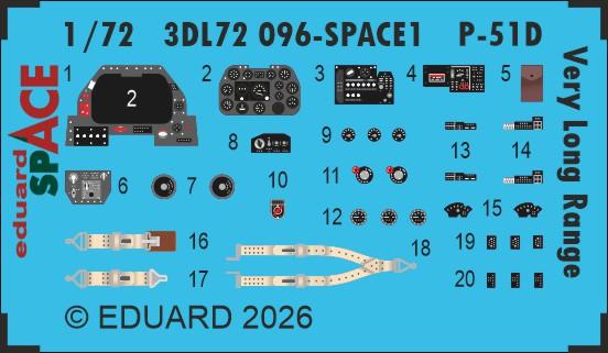 P-51D Very Long Range - Space [Arma Hobby]