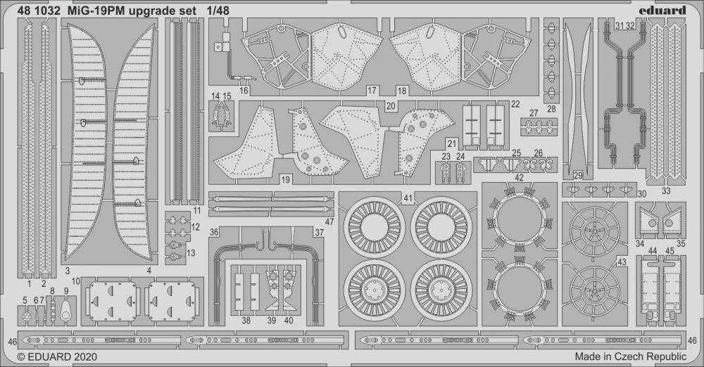 MiG-19PM - Upgrade set [Eduard]