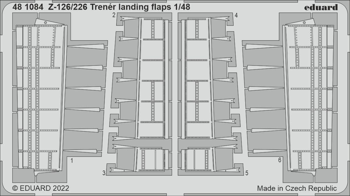 LAND 12 günstig Kaufen-Z-126/226 Trener - Landing flaps [Eduard]. Z-126/226 Trener - Landing flaps [Eduard] <![CDATA[Eduard / 481084 / 1:48]]>. 