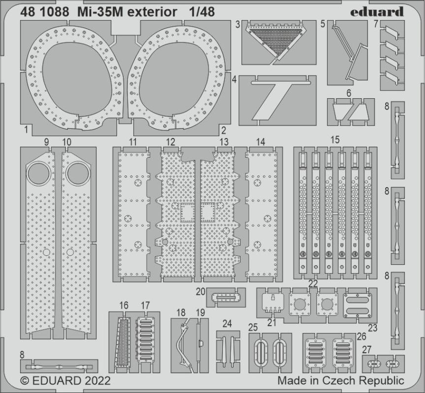 88 A günstig Kaufen-Mi-35M - Exterior [Zvezda]. Mi-35M - Exterior [Zvezda] <![CDATA[Eduard / 481088 / 1:48]]>. 