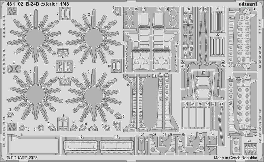 24 XT günstig Kaufen-B-24D - Exterior [Revell]. B-24D - Exterior [Revell] <![CDATA[Eduard / 481102 / 1:48]]>. 