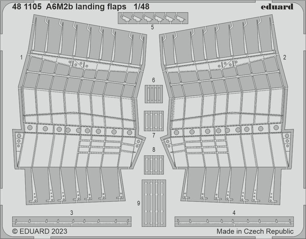 110 C günstig Kaufen-A6M2b - Landing flaps [Academy]. A6M2b - Landing flaps [Academy] <![CDATA[Eduard / 481105 / 1:48]]>. 