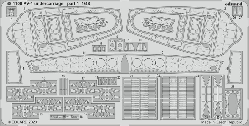8591437577804 - PV-1 - Undercarriage  [Academy]