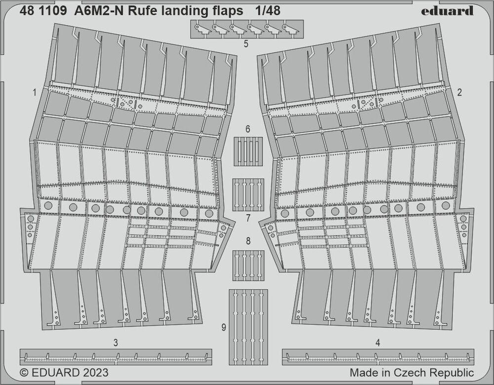 110 C günstig Kaufen-A6M2-N Rufe - Landing flaps  [Eduard]. A6M2-N Rufe - Landing flaps  [Eduard] <![CDATA[Eduard / 481109 / 1:48]]>. 