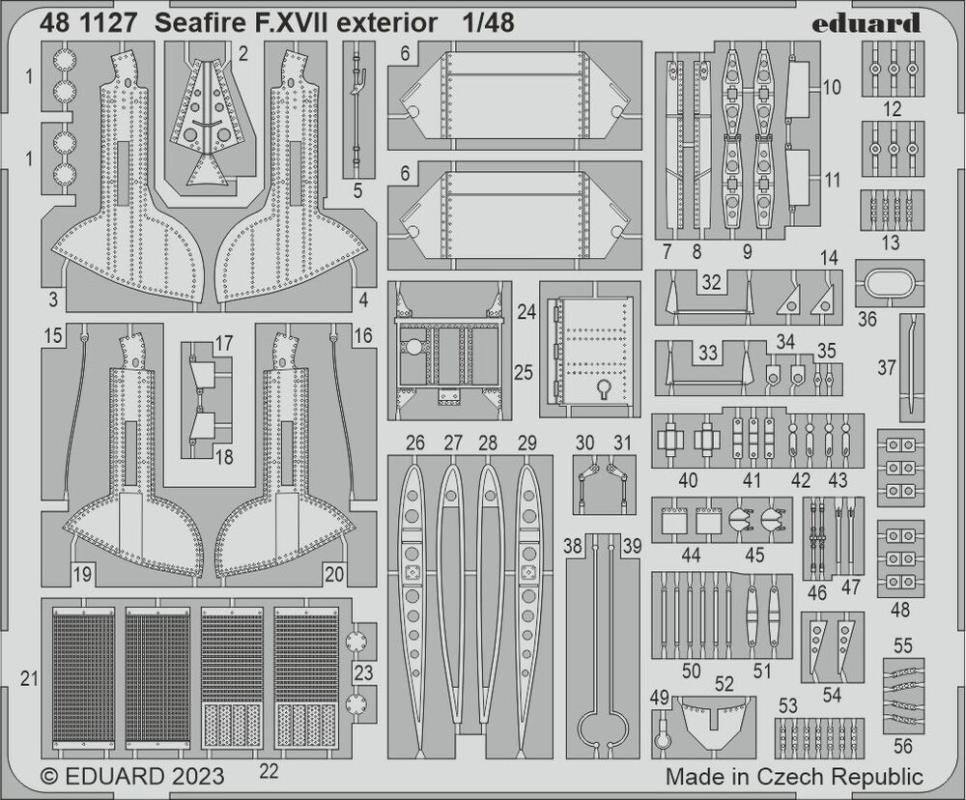 Seafire günstig Kaufen-Seafire F.XVII - Exterior [Airfix]. Seafire F.XVII - Exterior [Airfix] <![CDATA[Eduard / 481127 / 1:48]]>. 