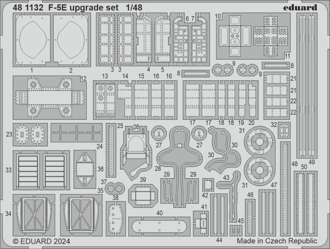 Set 48 günstig Kaufen-F-5E - Upgrade set [Eduard]. F-5E - Upgrade set [Eduard] <![CDATA[Eduard / 481132 / 1:48]]>. 