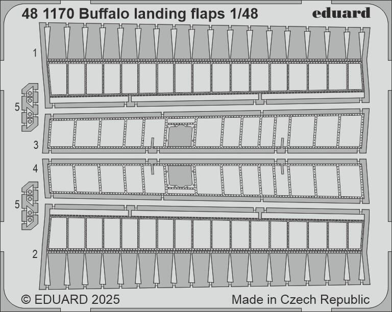 Buffalo – Landing flaps [Tamiya]
