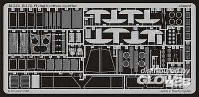 485 x günstig Kaufen-B-17G Flying Fortress - Exterior [Revell]. B-17G Flying Fortress - Exterior [Revell] <![CDATA[Eduard / 48533 / 1:48]]>. 