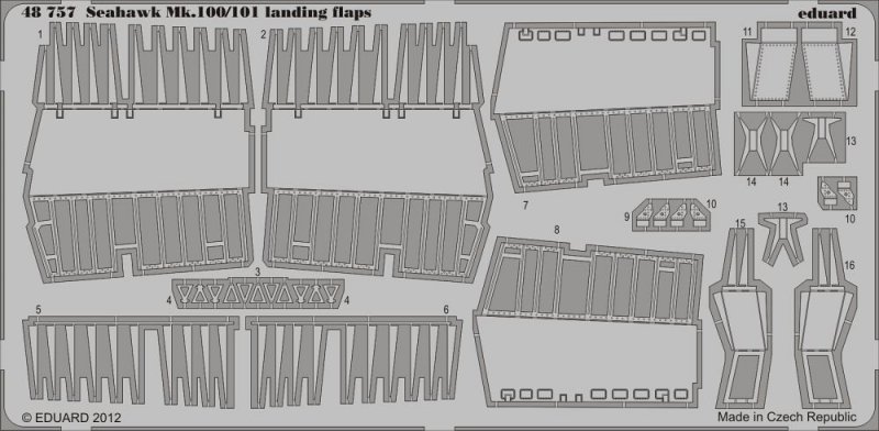 Seahawk Mk.100/101 - Landing flaps [Trumpeter]
