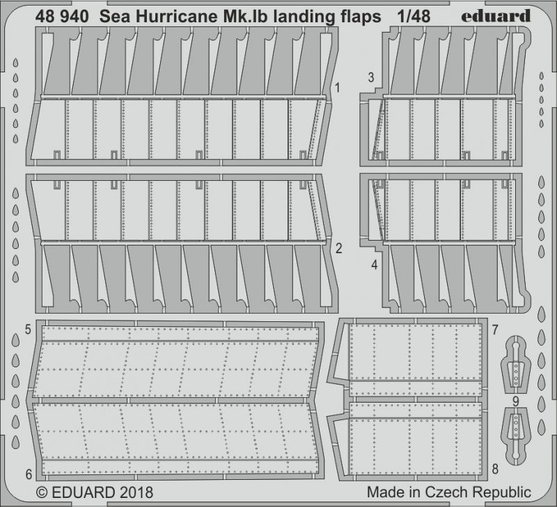 Sea Hurricane Mk.IB - Landing flaps [Airfix]