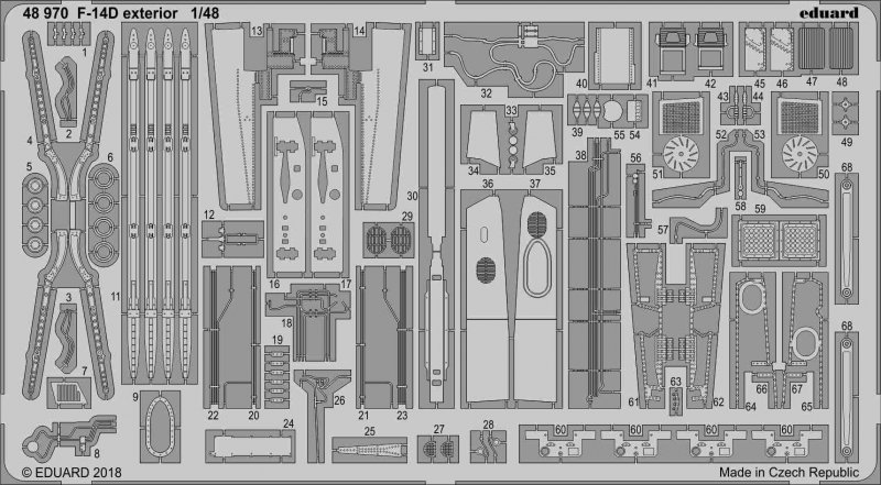 CD R günstig Kaufen-F-14D Tomcat  - Exterior [Tamiya]. F-14D Tomcat  - Exterior [Tamiya] <![CDATA[Eduard / 48970 / 1:48]]>. 