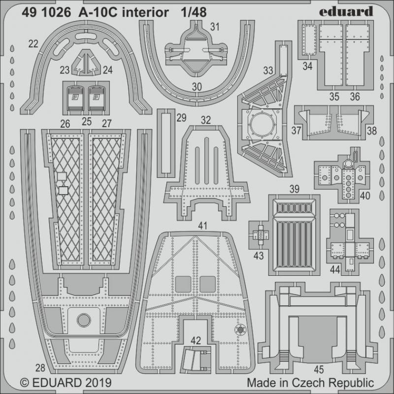 BLACK ED  günstig Kaufen-A-10C Blacksnakes - Interior [Italeri]. A-10C Blacksnakes - Interior [Italeri] <![CDATA[Eduard / 491026 / 1:48]]>. 