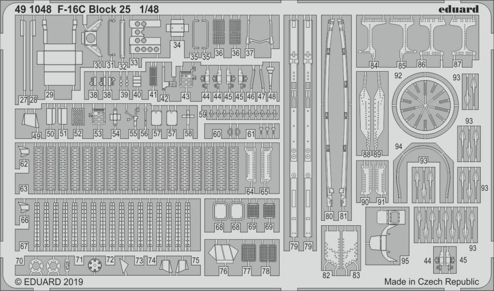 8591437544899 - 491048 - F-16C Block 25 for Tamiya in 148