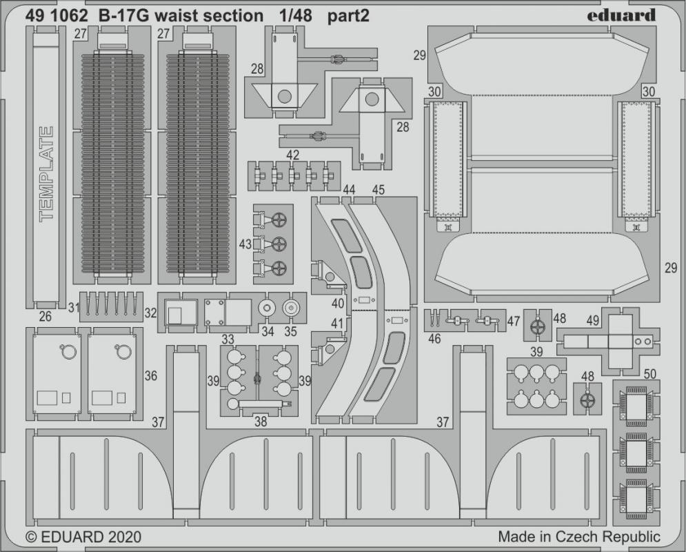 8591437546602 - 491062 - B-17G waist section for HKM in 148