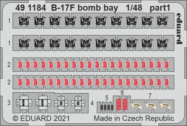 CD 9 günstig Kaufen-Boeing B-17F Flying Fortress - Bomb bay [HKM]. Boeing B-17F Flying Fortress - Bomb bay [HKM] <![CDATA[Eduard / 491184 / 1:48]]>. 