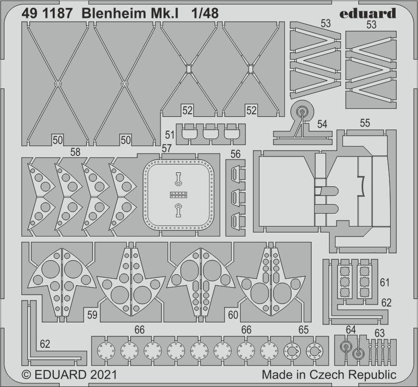8591437559114 - 491187 - Blenheim MkI 1 48 for AIRFIX in 148
