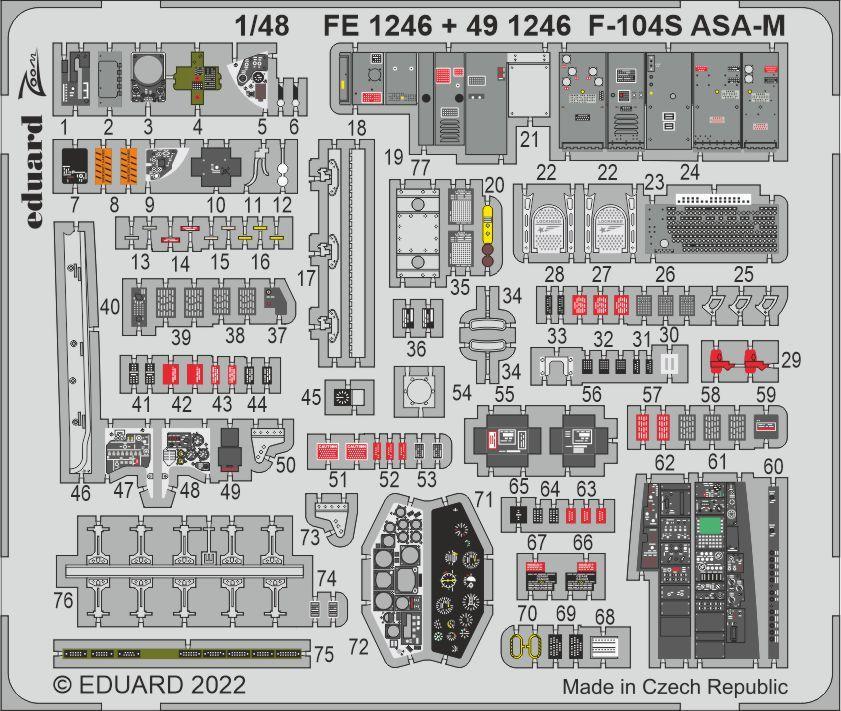 124 I günstig Kaufen-F-104S Starfighter - ASA-M [Kinetic]. F-104S Starfighter - ASA-M [Kinetic] <![CDATA[Eduard / 491246 / 1:48]]>. 