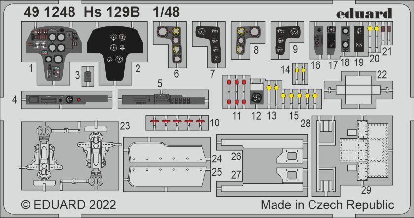 8591437565610 - 491248 - 148 Hs 129B for HOBBY 2000 HASEGAWA