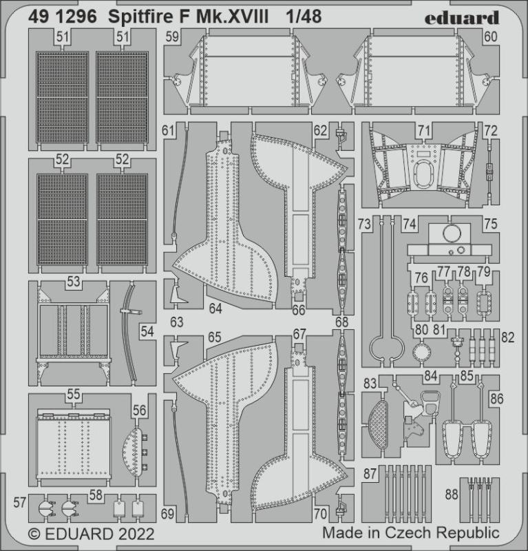 8591437570843 - 491296 - 148 Spitfire F MkXVIII
