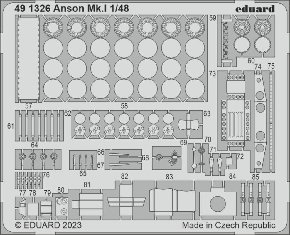 132 m günstig Kaufen-Anson Mk.I [Airfix]. Anson Mk.I [Airfix] <![CDATA[Eduard / 491326 / 1:48]]>. 