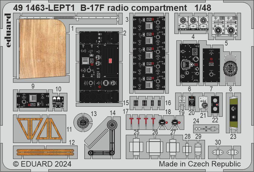 8591437590605 - B-17F - Radio compartment [Eduard]