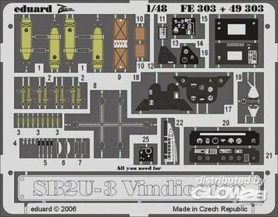 Vindicator günstig Kaufen-SB2U-3 Vindicator [Accurate Miniatures]. SB2U-3 Vindicator [Accurate Miniatures] <![CDATA[Eduard / 49303 / 1:48]]>. 