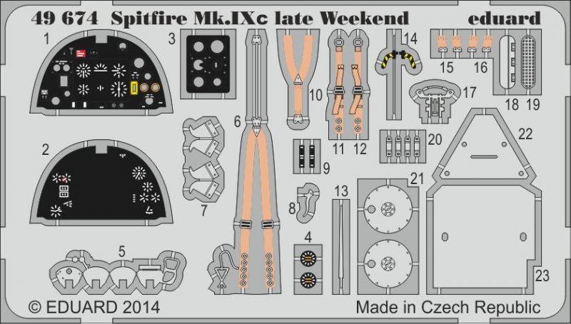 8591437496747 - Spifire MKIXc late - Weekend Edition [Eduard]