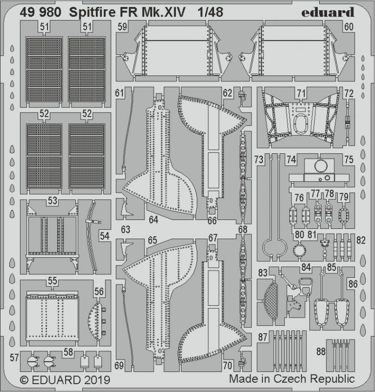 99 x günstig Kaufen-Spitfire FR Mk.XIV [Airfix]. Spitfire FR Mk.XIV [Airfix] <![CDATA[Eduard / 49980 / 1:48]]>. 