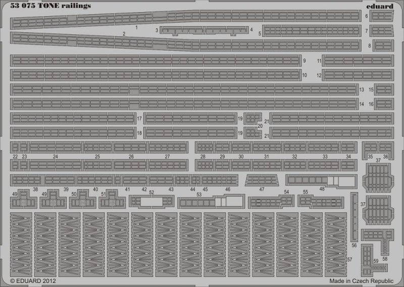 50 75 günstig Kaufen-TONE railings [Tamiya]. TONE railings [Tamiya] <![CDATA[Eduard / 53075 / 1:350]]>. 