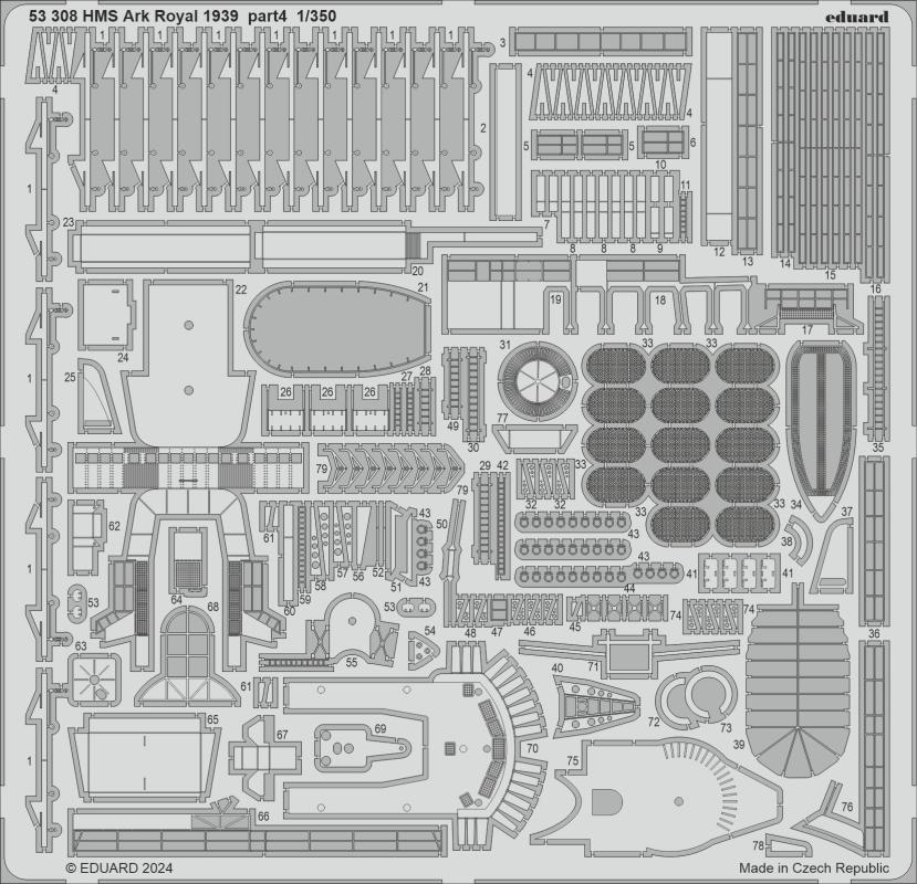 Ones/Love günstig Kaufen-HMS Ark Royal 1939 - Part 4 [I Love Kit]. HMS Ark Royal 1939 - Part 4 [I Love Kit] <![CDATA[Eduard / 53308 / 1:350]]>. 