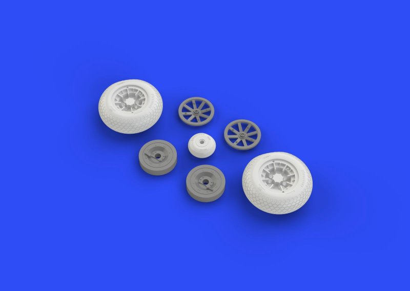 8591437509133 - 632080 - P-40 wheels w pattern for Hasegawa in 132 8591437509133 - 632080 - P-40 wheels w pattern for Hasegawa in 132