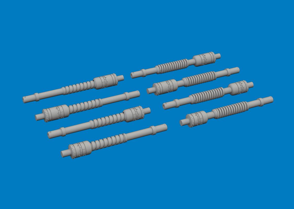 Hurricane Mk.IIc – Gun barrels [Revell]