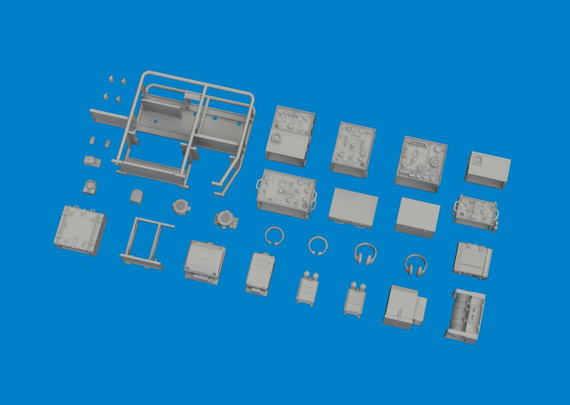 Sd.Kfz. 251/6 Ausf. C – Radio equipment – Print [Dragon]