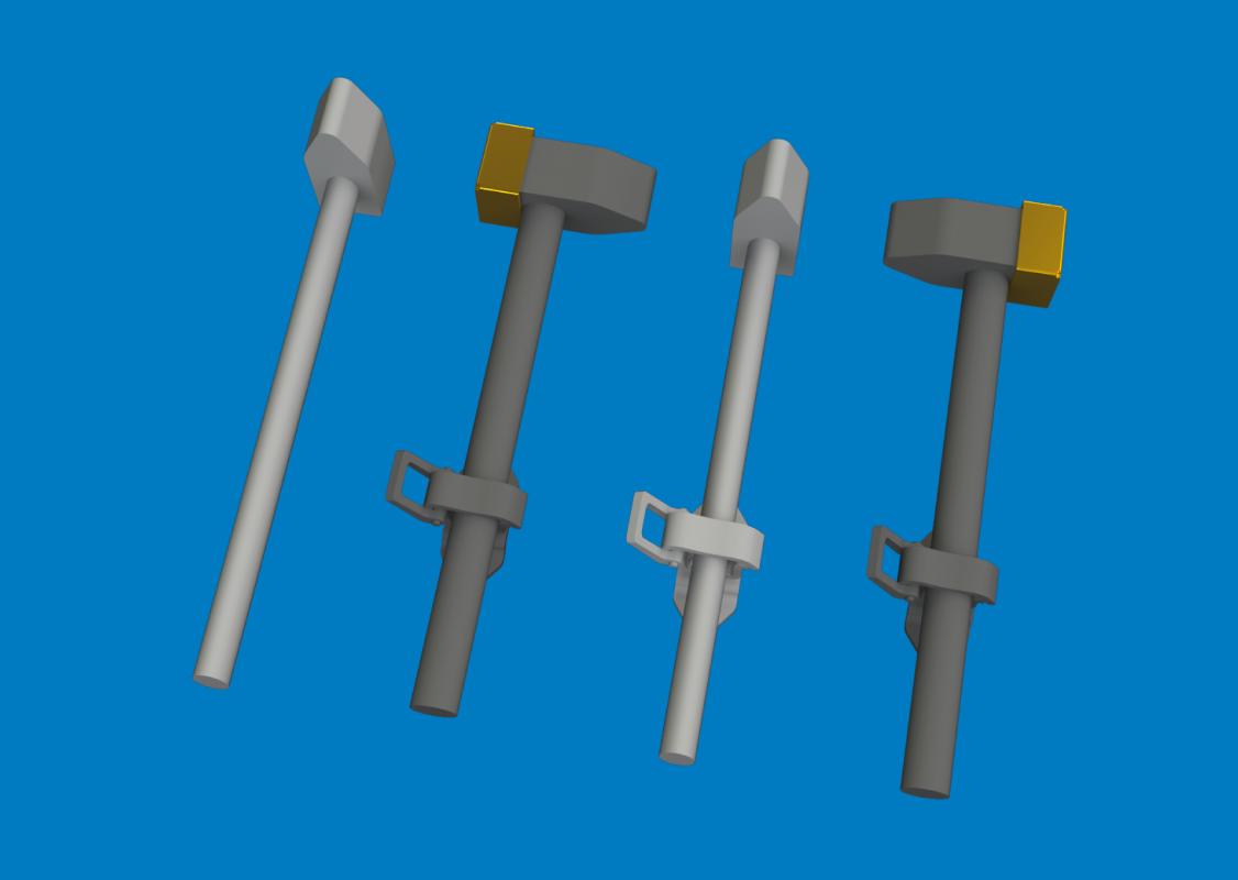 WWII German hammer - Print