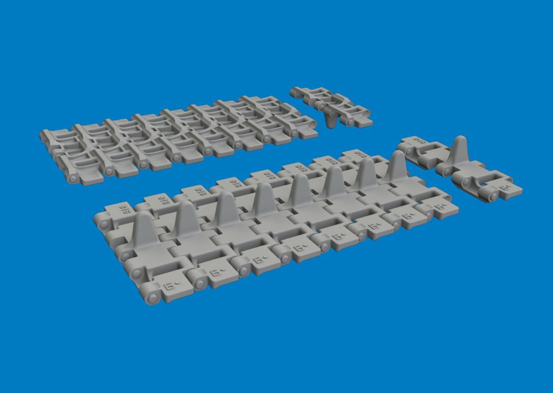 KV-2 - Tracks - Print [Tamiya]
