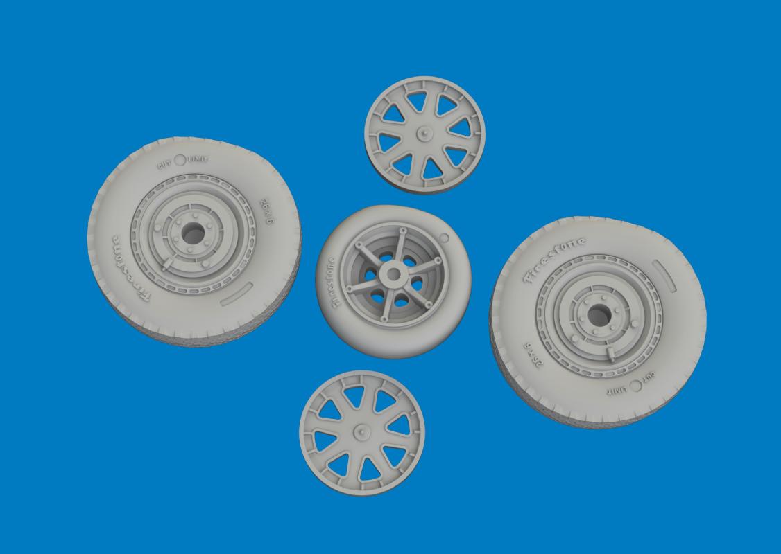 8591437595020 - P-39 - Wheels late   [Arma Hobby]