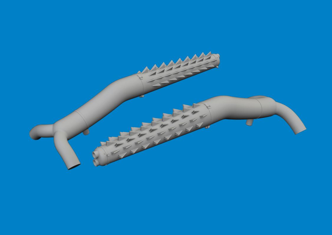 DB-7B Boston III – Porcupine flame dampers – Print [HKM]