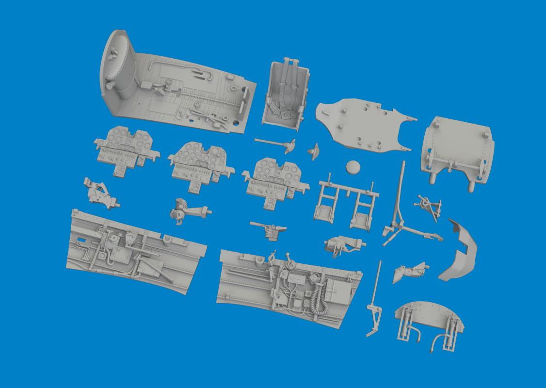 P-40N – Cockpit – Print [Eduard]