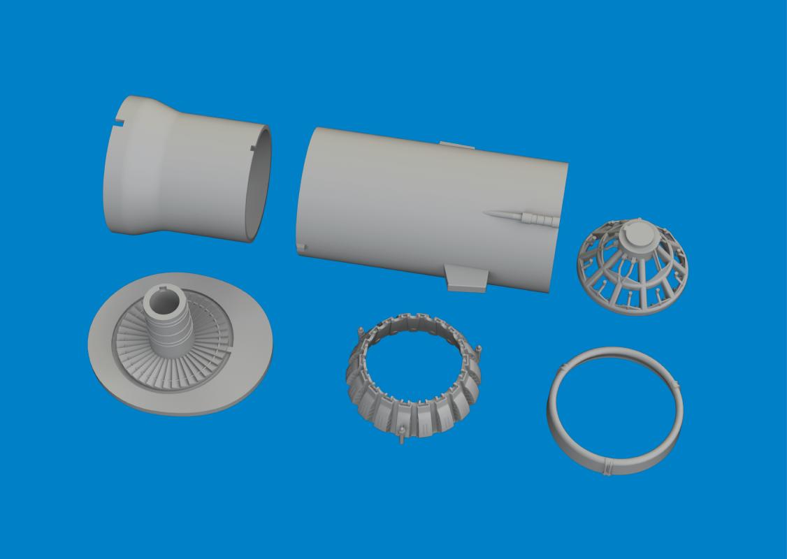 MiG-21F – Exhaust nozzle – Print [Eduard]