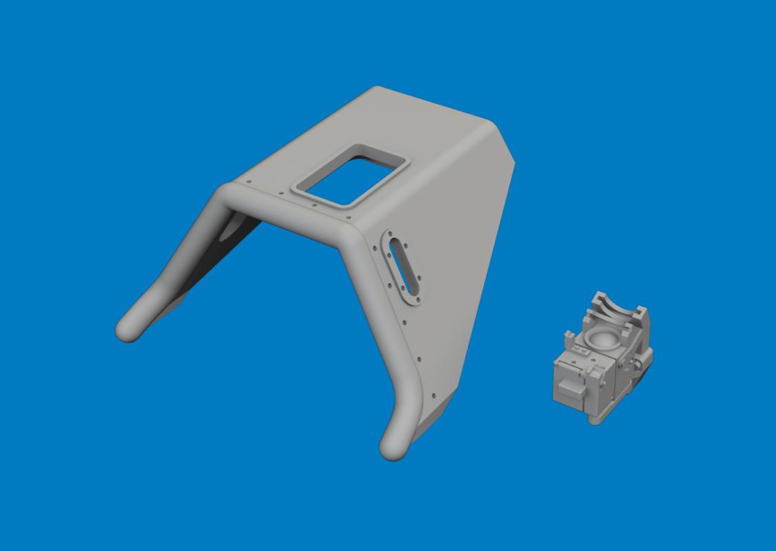 Fw 190D-9 - Gun sight - Print [Miniart]