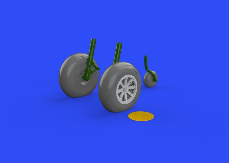 8591437509928 - Curtiss P-40B - Wheels [Airfix]