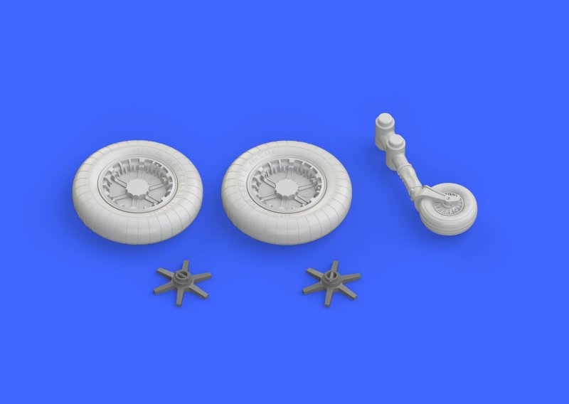 8591437515660 - Messerschmitt Bf 109F - Wheels [Eduard]