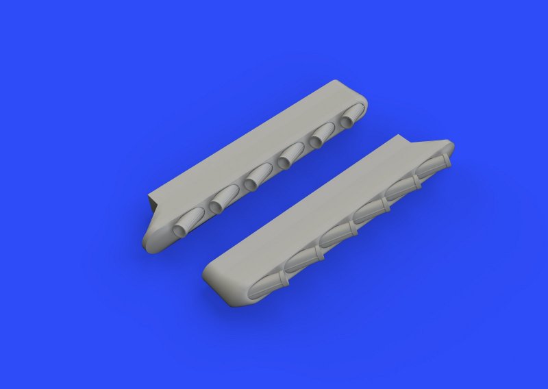 8591437522736 - North American P-51-D Mustang - Exhaust stacks w fairing [Airfix]
