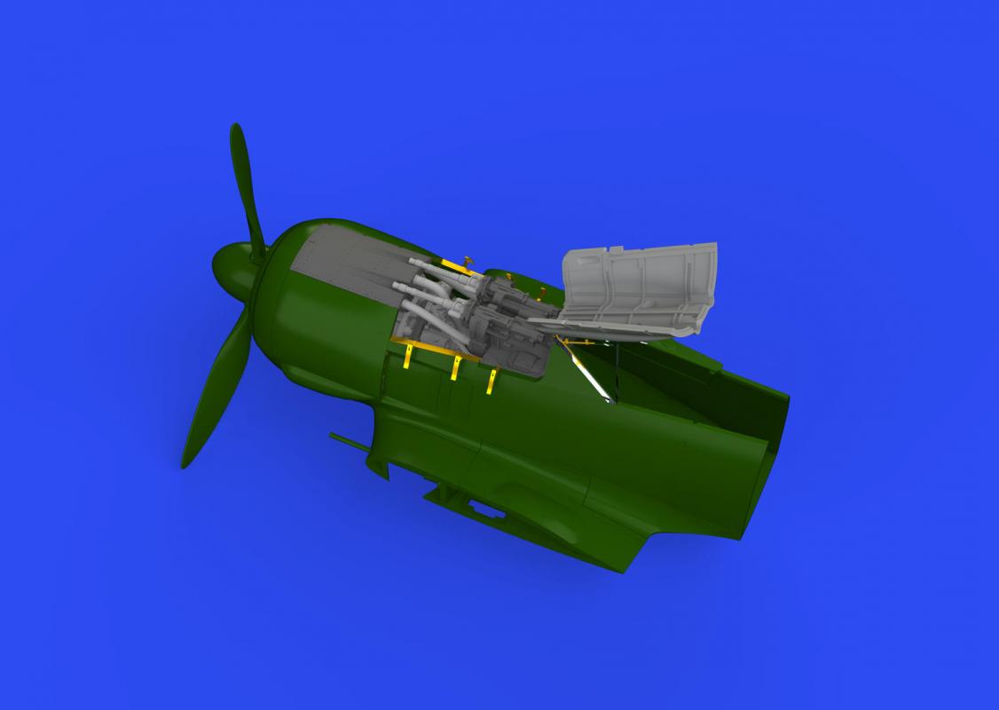8591437560257 - 648649 - Fw 190F-8 fuselage guns 1 48 for EDUARD in 148 8591437560257 - 648649 - Fw 190F-8 fuselage guns 1 48 for EDUARD in 148